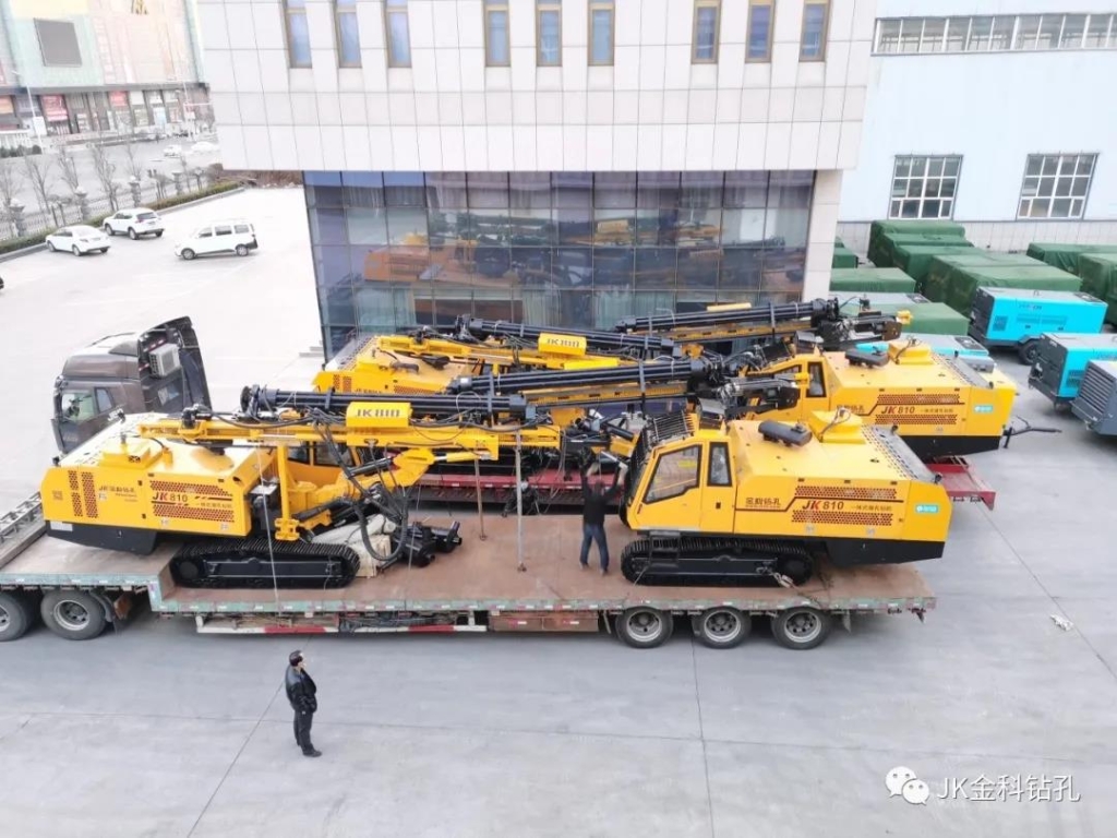 JK810全液压潜孔钻机再出征!